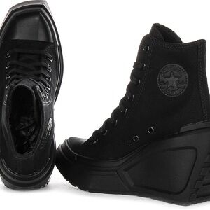 Converse Black Platform High-Top Sneakers